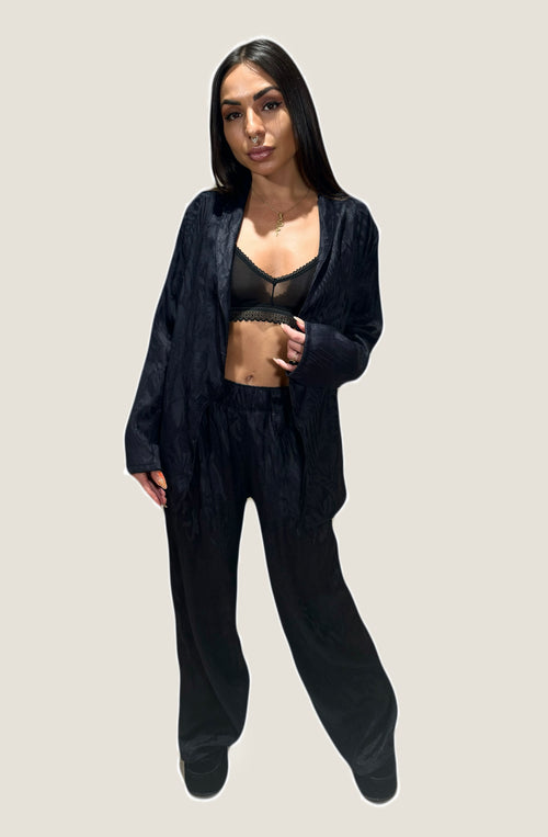 black linen blazer, black blazer set, blazer pant set black, blazer pant set, linen blazer set, all natural blazer, all natural pants, linen pants, black linen pants, black pants, black blazer, co friendly, handmade, handmade suit, comfy blazer